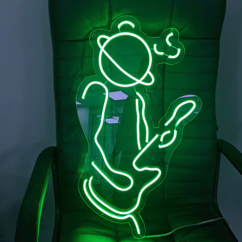 Enseigne-vert-Neon-LED-Space-Musicien-Neon-LED-au-Maroc-OPLADESIGN-1 Enseigne Néon LED Space Musician LED Neon Sign - Neon LED in Morocco – Gift et Decor Maroc