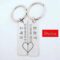 Pack 2 Porte clés personnalisé avec logo ou texte de votre choix – Gifts et Decor Maroc