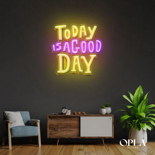 NeonLedmaroc-NeonLedauMaroc1 Enseigne Néon LED Today Is A Good Day Neon Artwork maroc - Neon Led au Maroc – Gift et Decor Maroc