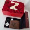 Pack personnalisé Porte-monnaie porte-clés Bracelet Fleurs – Gifts et Decor Maroc