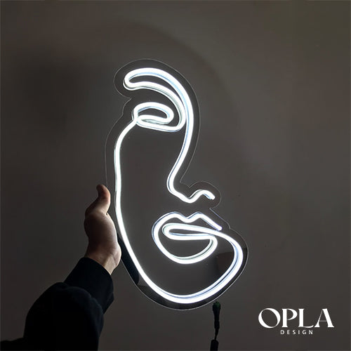 Untitled-1 Enseigne Néon LED Aesthetic Face Neon Led Morocco - Neon Led in Morocco – Gift et Decor Maroc