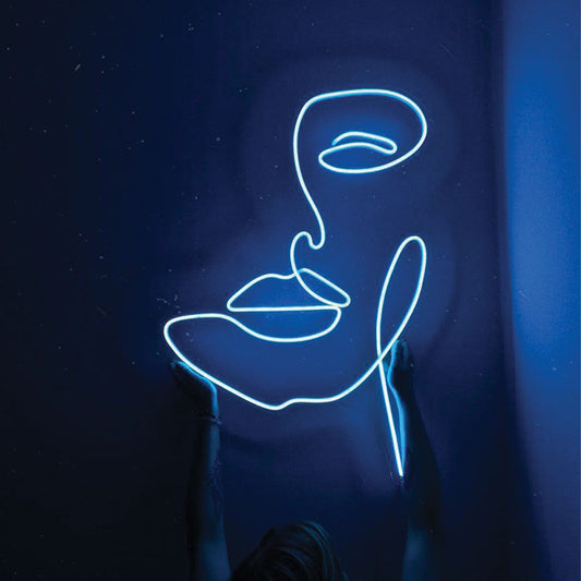 Enseigne Néon LED Face LED Neon Sign - Neon in Morocco – Gift et Decor Maroc